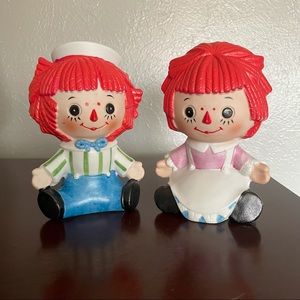 ✨Rare Lefton Raggedy Ann Andy Night Light ** no cords